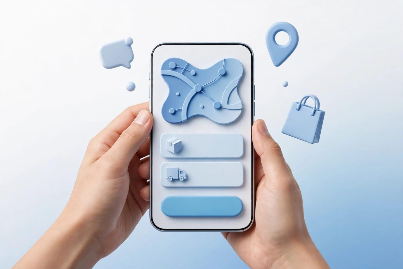 Illustration: the decision starts with the phone in your customer's hand, not the one in yours.